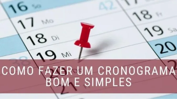 Aprenda a fazer cronograma de projeto bom e simples (passo a passo)